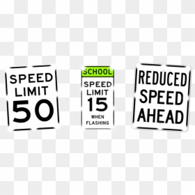 Computer Data Storage, HD Png Download - speed limit sign png