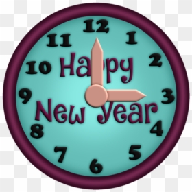 New Year Clocks - Wall Clock, HD Png Download - new years clock png