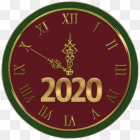 Tube Horloge, Pendule, 2020 Png - Wall Clock, Transparent Png - new years clock png