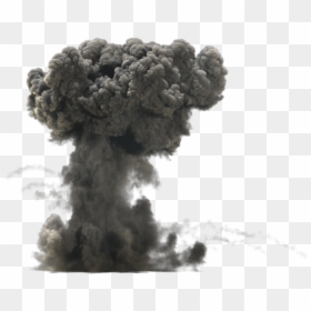 Dark Smoke Explosion Png Image - Pine, Transparent Png - explosion smoke png