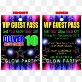 Invitation, HD Png Download - neon glow png