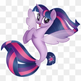 Transparent Twilight Sparkle Alicorn Png - My Little Pony Movie Sea Pony, Png Download - sparkle clipart png