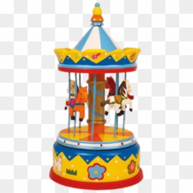 Carousel- - Spieluhr Karussell Pferde, HD Png Download - amusement park png