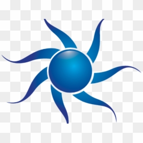 Blue Sun Cliparts - Emblem, HD Png Download - blue sun png