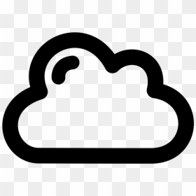 Cloud - Cloud Logo Outline, HD Png Download - cloud frame png