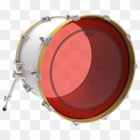 Powerstroke® P3 Colortone™ Red Image - Black Bass Drum Head, HD Png Download - bass drum png