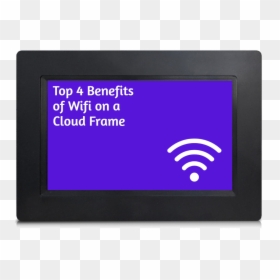 Flat Panel Display, HD Png Download - cloud frame png