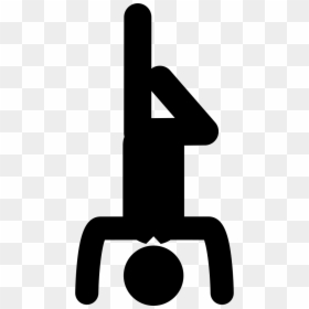 Yoga Icon Svg - Inverted Man, HD Png Download - inverted cross png