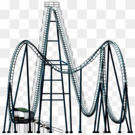 Roller Coaster Transparent Clipart Png - Roller Coaster Clipart Png, Png Download - carnival rides png