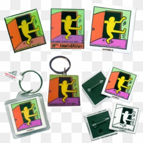 Keith Haring National Coming Out Day Logo Button Lapel - Art, HD Png Download - keith haring png