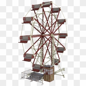 Ferris Wheel, HD Png Download - carnival rides png