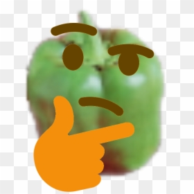 Pepper Thinking Emoji, HD Png Download - pepper emoji png