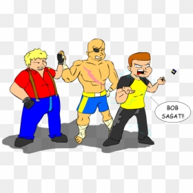 Bob Sagat Street Fighter X Tekken Sagat Clothing Man - Cartoon, HD Png Download - sagat png