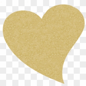 Heart,yellow,heart,paper - Corazón Glitter Dorado Png, Transparent Png - paper heart png