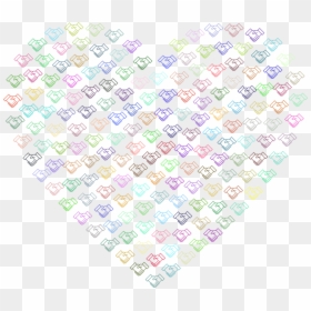 Text,line,heart - Bead, HD Png Download - paper heart png