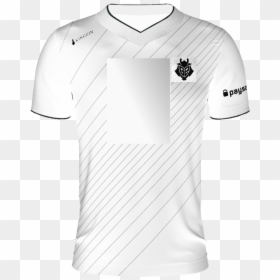 Plain White Esports Jersey, HD Png Download - blank jersey png