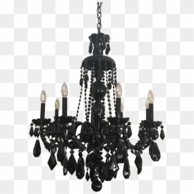 Black Chandelier Png, Transparent Png - black chandelier png