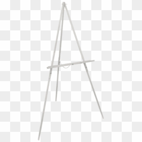 White Wooden Tripod Easel - Easy Stand For Painting, HD Png Download - easle png