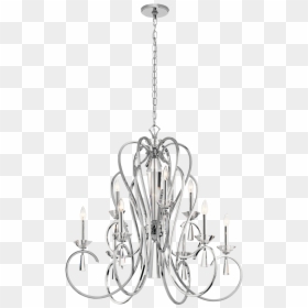 Astoria Grand Amansara 9 Light Candle Style Chandelier - Kichler Chrome 9 Light Chandelier, HD Png Download - black chandelier png