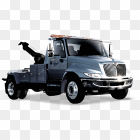 Blacktruck - International Durastar Png, Transparent Png - flatbed tow truck png