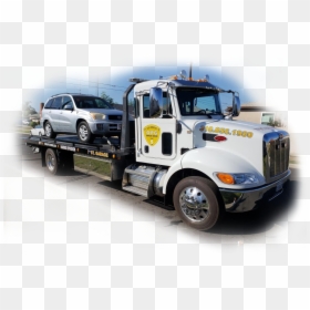 Transparent Tow Truck Png, Png Download - flatbed tow truck png