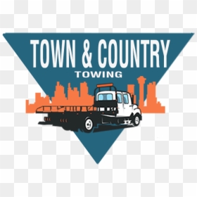Town And Country Towing - Poster, HD Png Download - flatbed tow truck png