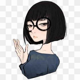 Edna Mode Png -okay Edna, Give Yourself To All The - Cartoon, Transparent Png - okay png