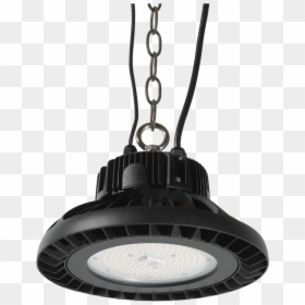 Ascend 100 Led High Bay Isometric With Chain Product - Ceiling Fixture, HD Png Download - black chandelier png