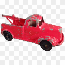 Old Tootsietoy Wrecker Truck Mack Ogees Antiques - Mack Trucks, HD Png Download - flatbed tow truck png