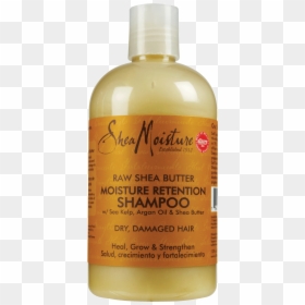 Transparent Shea Butter Png - Shea Moisture Raw Shea Butter Moisture Retention Shampoo, Png Download - shea moisture png