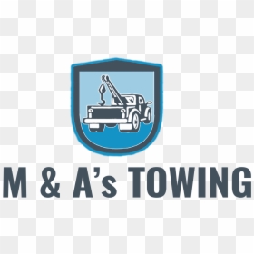 M & A"s Towing - No Parking Construction Zone, HD Png Download - flatbed tow truck png