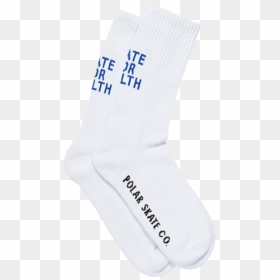Polar Skate For Health Socks White Preview - Sock, HD Png Download - white socks png