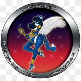 Star Fox Valkyrie/vixen Decal Insignia - Cartoon, HD Png Download - arwing png