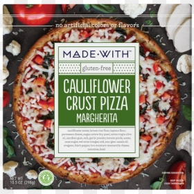 Frozen Cauliflower Crust Margherita Pizza, HD Png Download - rice gum png
