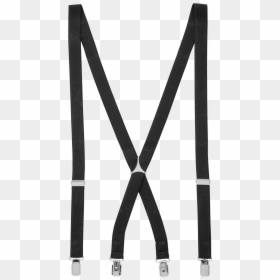Plain Suspenders - Black Suspenders, HD Png Download - suspenders png