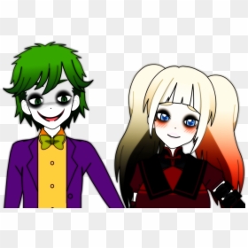 Thumb Image - Creepy Joker And Harley, HD Png Download - joker and harley png