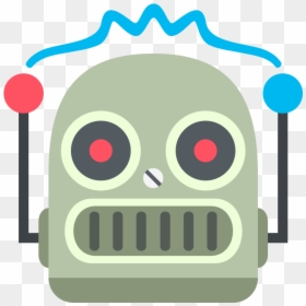 Cartoon Robot Face , Transparent Cartoons - Discord Robot Emoji, HD Png Download - robot face png