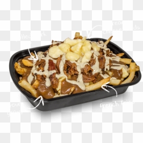 Champ Burger Pulled Pork Poutine - Ice Cream, HD Png Download - poutine png