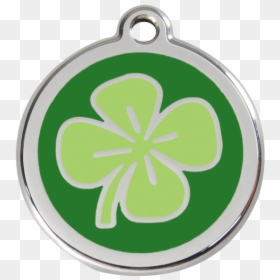 Dog Id Tags Shamrock, HD Png Download - dog tag chain png