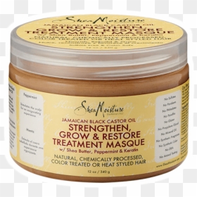 Shea Moisture Jamaican Black Castor Oil Strengthen - Shea Moisture Jamaican Black Castor Oil Masque, HD Png Download - shea moisture png