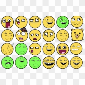 Troll Face Color - Yellow Smiley Troll Face, HD Png Download - troll.png