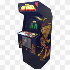 Games,video Game Arcade Cabinet,arcade Device,machine,fictional - Defender Arcade, HD Png Download - arcade game png