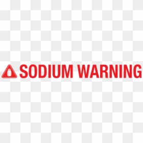 Philadelphia Sodium Warning, HD Png Download - warning label png