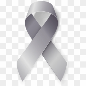 Transparent Brain Cancer Ribbon Png - Ceiling, Png Download - black cancer ribbon png