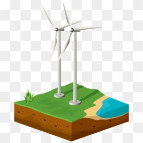 Ветряная Мельница Пнг, HD Png Download - windmills png