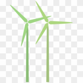 Wind-farm - Wind Turbine, HD Png Download - windmills png