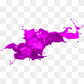 Splashmagenta - Cyan Color Splash Png, Transparent Png - purple splash png