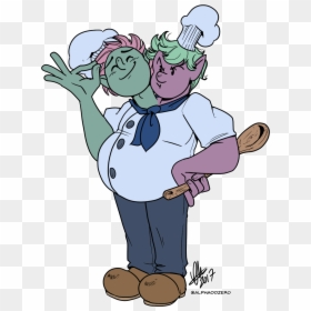 Two Headed Chef Cartoon, HD Png Download - chef cartoon png