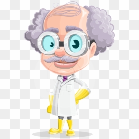 Professor Cartoon Character Ака Earl Crazy-curls - Character Animator Characters, HD Png Download - chef cartoon png