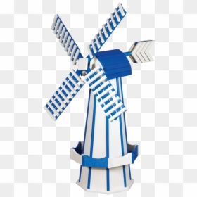 Decorative Garden Windmill Made From Maintenance Free - Lawn Ornament, HD Png Download - windmills png